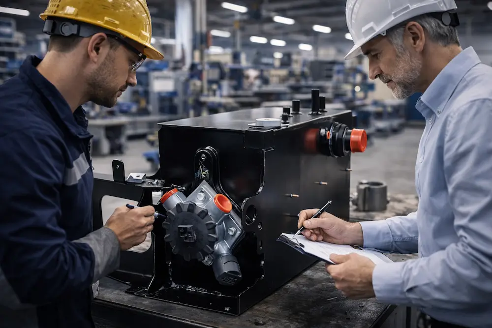 zbiornik hydrauliczny